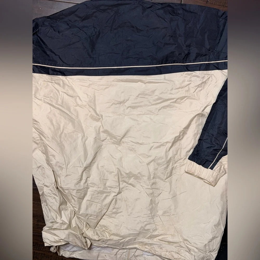 Hampton Beach Navy and Cream Windbreaker